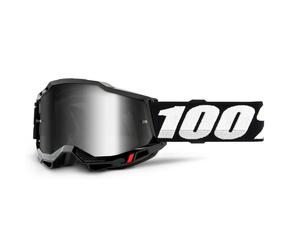 100 Percent Accuri 2 Goggles Black - Mirror Silver Lens
