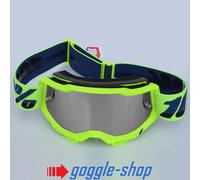 100% Accuri II Extra Motocross Goggles, black-yellow for Men