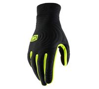 100 PERCENT ADULT BRISKER XTREME GLOVES BLACK/FLUO YELLOW MX MOTOCROSS CYCLE