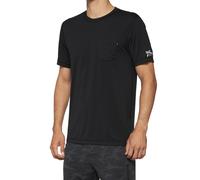 100 PERCENT ATHLETIC TEE BLACK SHORT SLEEVED ADULT CASUAL T-SHRT TEE 100%