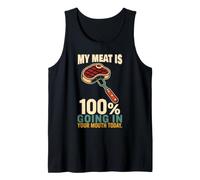 100 Percent BBQ Meat Smoker Grilling Tank Top