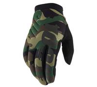 100 Percent Brisker Cold Weather MTB Gloves Camo/Black