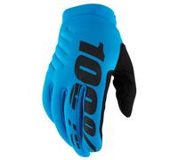 100 Percent Brisker Cold Weather MTB Gloves Turquoise