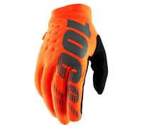 100 Percent Brisker Gloves Fluo Orange