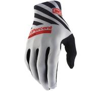 100 Percent Celium Gray Full Finger Men's Medium Gloves