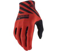 100 Percent Celium Racer Red Full Finger Men's Medium Gloves