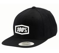 100 Percent ICON Youth Snapback Cap Black One Size Casual All Seasons 100%