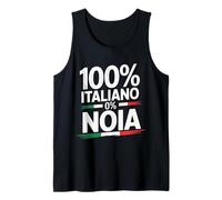100 Percent Italiano Zero Noia Italian Pride Design Tank Top