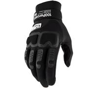 100 Percent Langdale Black Full Finger Men's Medium Gloves