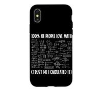100 Percent Of People Love Math Math Club Student Geometry Case for iPhone X/XS