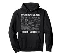 100 Percent Of People Love Math Math Club Student Geometry Pullover Hoodie
