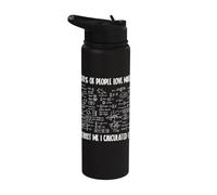 100 Percent of People Love Math Math Club Student Geometry Stainless Steel Insulated Water Bottle