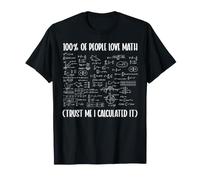 100 Percent of People Love Math Math Club Student Geometry T-Shirt