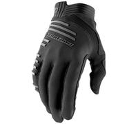 100 Percent R-Core Black Full Finger Men's Medium Gloves