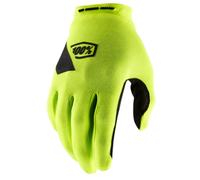 100% Ridecamp Bicycle Gloves, yellow, size M for Men