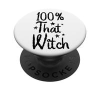 100 Percent That Witch Halloween Magic PopSockets Adhesive PopGrip