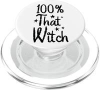 100 Percent That Witch Halloween Magic PopSockets PopGrip for MagSafe