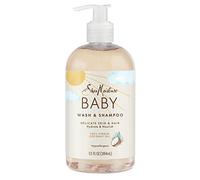 100 Percent Virgin Coconut Oil Baby Wash and Shampoo by Shea Moisture for Kids - 13 oz Body Wash