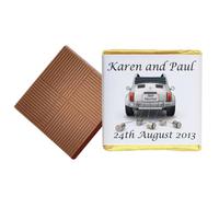 100 Personalised Chocolate Wedding Favours (Milk)