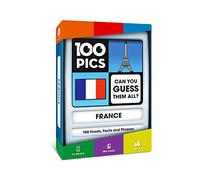 100 PICS France Educational Flash Cards Game - Kids Travel Guide For French Food Facts And Phrases