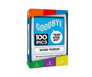 100 PICS Rebus Word Puzzles - Family Flash Card Games, Pocket Puzzles For Kids And Adults