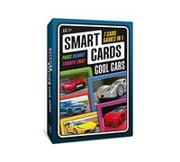 100 PICS SMART CARDS Cars, Gift, Stocking Filler, Travel Card Game, 7 games in 1, Pairs, Snap, Trumps, Rummy, Memory Quiz, Trivia, Age 5+, 1-8 Players