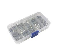 100 Piece 5x20mm Electrical Assorted Fuse Amp Fast-Blow Glass Mix Set with Box 0.2A .5A 1A 3A 6A 8A 10A 15A