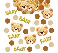 100-Piece Bear-Themed Baby Shower Confetti Set - Adorable Baby Dots, Letters & Sprinkles for Gender Reveal, Birthdays, Table Decorations & Party Favors，Children's Day Gifts