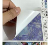 100 Piece Extra Thick Release Paper for Diamond Painting, A5 Size 14.8 * 21cm, No Curls Up, Non-Stick, Double-Sided, 120gsm