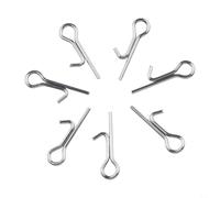 100 Piece Fishing Stinger Hook Kit with Fixed Spike Needles Made of Stainless Steel for Soft Lure Applications