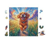 100 Piece Jigsaw Puzzle for Adults Corgi Puppy 28x28cm Stress Relief Anxiety Reduction Puzzle Perfect for Office Workers Daily Unwind After Long Work Hours