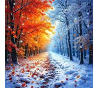 100 Piece Jigsaw Puzzles for Adults Autumn Winter Trees, Impossible Puzzle for adults, Challenging Adult jigsaw puzzles 100 pieces, puzzle Classic Educational Games, Fun Activity for Family