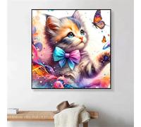 100 Piece Jigsaw Puzzles for Adults Bow Cat, Impossible Puzzle for adults, Challenging Adult jigsaw puzzles 100 pieces, puzzle Classic Educational Games, Fun Activity for Family