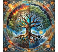 100 Piece Jigsaw Puzzles for Adults Cosmic Tree, Impossible Puzzle for adults, Challenging Adult jigsaw puzzles 100 pieces, puzzle Classic Educational Games, Fun Activity for Family