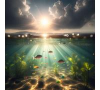 100 Piece Jigsaw Puzzles for Adults Ocean Fishs, Educational Games, Impossible Hard Difficult Challenging, Relaxation Jigsaw Puzzles for Adults 100 Pieces 13.8x13.8 inch