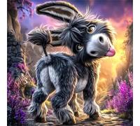 100 Piece Jigsaw Puzzles for Adults Stupid Donkey, Impossible Puzzle for adults, Challenging Adult jigsaw puzzles 100 pieces, puzzle Classic Educational Games, Fun Activity for Family