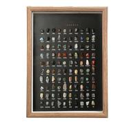 100 Piece Mineral Set - Natural Specimens Collection, Educational Geology Kit, Scientific Home Decor, Collectible Rock Display | Home Office Living Room Study Wall Decoration Display Educational