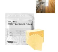 100 Piece Multi-Surface Floor Cleaning Tablets, Upgraded Multi-Surface Floor Cleaner Tablets, Multiple Effect dissolvable Floor Cleaning Sheets, Concentrated Cleaner Hardwood Vinyl Floors (Yellow)
