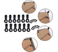 100-Piece Picture Frame Backing Clips Set, Iron Turn-Button Fasteners with Screws for Photo Frames, Gold/Silver/Black (0.95 x 0.85 cm)