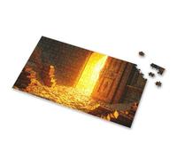 100 Piece Puzzles For Kids Golden Books And Coins Lead To A Bright Door Picture Puzzle 500 Piece Puzzles For Adults Toddler Toys(300PCS)