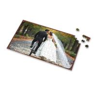 100 Piece Puzzles For Kids Romantic Wedding Moment On A Bicycle Path Picture Puzzle Gifts For 5 Year Old Girls 500 Piece Puzzles(1000PCS)