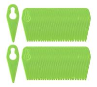 100-Piece Replacement Lawn Mower Blades, Durable Plastic Cutting Blades for Garden Trimmers - Compatible with ST & GT Series Models, Ideal for Lawn Care and Maintenance