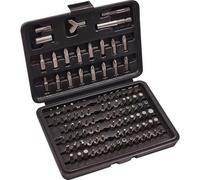 100 Piece Security Screwdriver Bit Set, Tamperproof Torx Hex Bits, Chrome Vanadium Steel Tool Kit with Blow Moulded Storage Case for Home, Automotive & Repairs