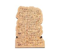 100-Piece Shaped Wooden Jigsaw Puzzle For Adults, Cute Animal Cats Decorative and Framed Adorable Woo Cats with Outlines