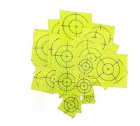 100-Piece Total Station Reflective Aiming Target Sticker Set - 20x20mm to 60x60mm, Acrylic, Green or White, for Surveying, Tunnel & Bridge Engineering, Slope Monitoring