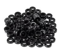 100 Piece Universal Rubber Seals Fuel Injector Repair Kit Black Rubber O-Rings ID*9.36mm OD*15.53mm Car Accessories Car Petrol Injection Nozzles