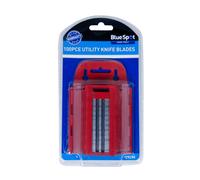 100 Piece Utility Blades In Dispenser - Stanley Replacement Sharp Slicing Fits - stanley utility 100 replacement sharp slicing fits knifes