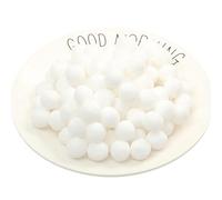 100 Pieces 20mm Craft Pom Poms Fluffy Mini Pompoms Ball Self Adhesive Pompoms Easter Festive Pom Poms Cotton Rainbow Ball Fuzzy Ball for Jewelry Making Accessories Clothing Appliques (23_ White)