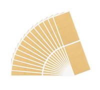 100 Pieces 50 x 70 mm Scratch Off Sticker Sheets, Make Your Own Scratch Cards, DIY Scratch Labels, Self Adhesive Scratch Off Label (Gold)