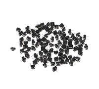 100 Pieces 6 x 6 x 5 mm 2 Pin Micro Moment Push Button, Tactile Switch, Push Button Switch On/Off, Waterproof, Short-Time LED Control, Rocker Lever Handle, Start Stop, Tactile